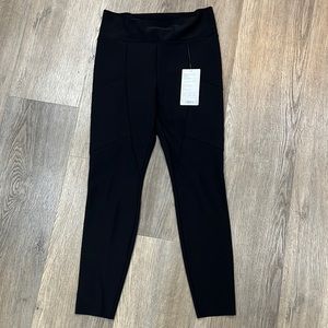 NWT Athleta Stellar City Tights, black, size 8